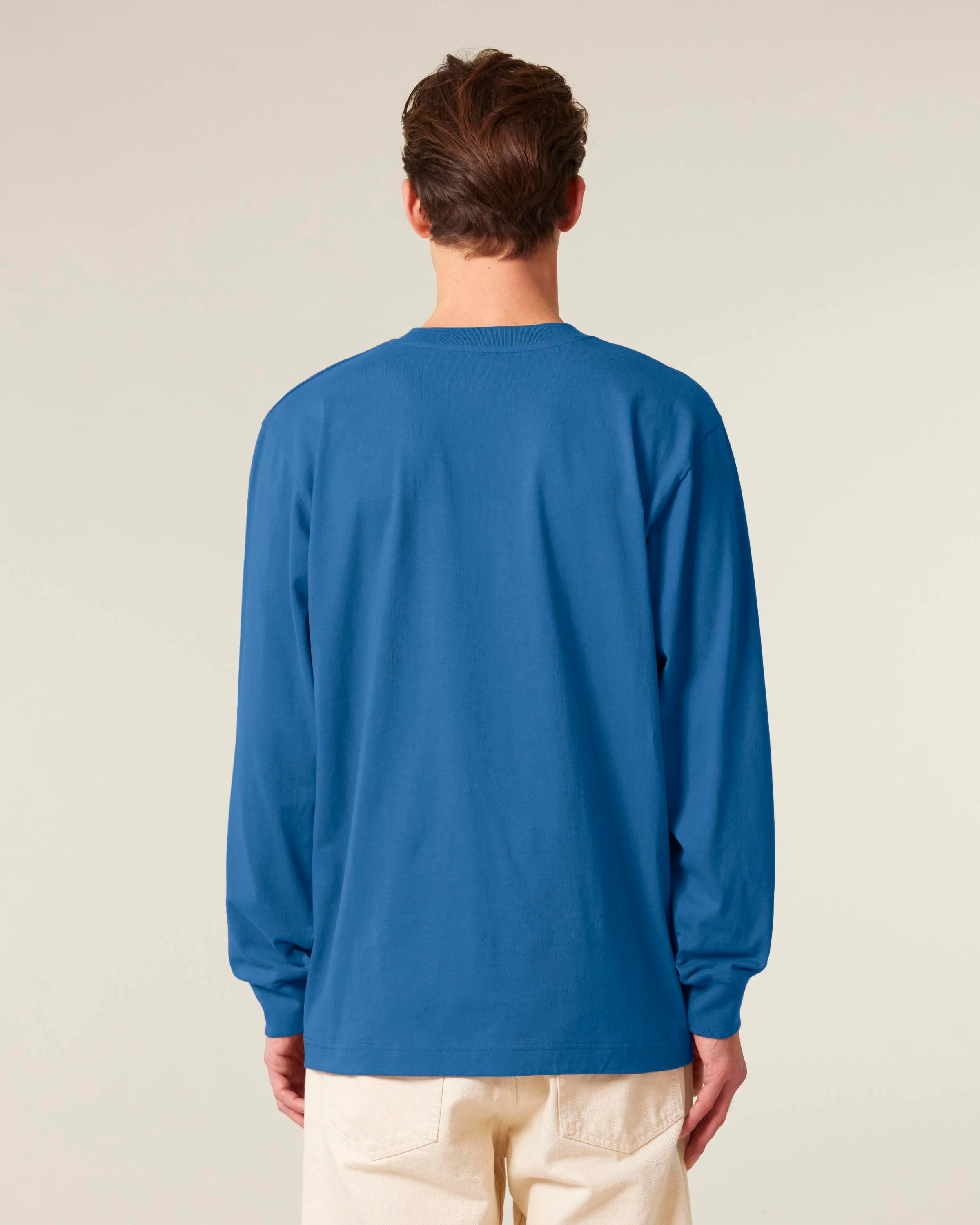 Organic Heavyweight Relaxed Long Sleeve T-shirt: Unisex - Image 13