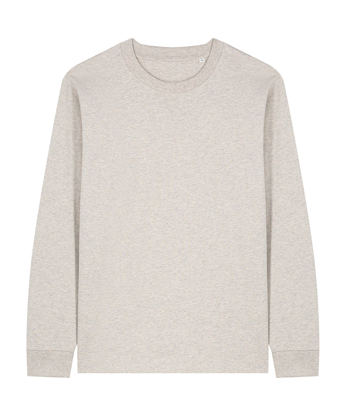 Organic Heavyweight Relaxed Long Sleeve T-shirt: Unisex - Image 5