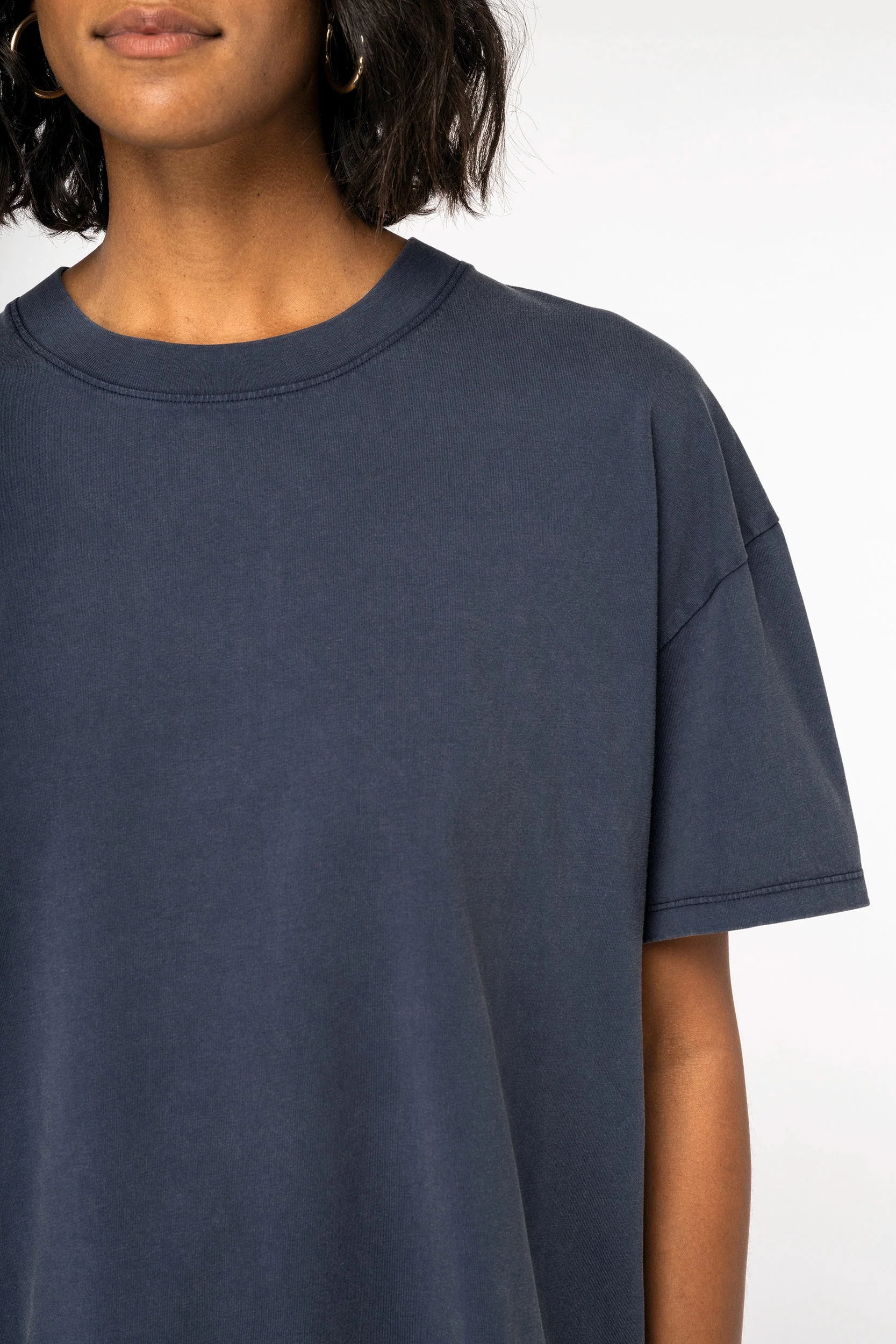 Organic Oversize Washed T-shirt: Womens - Image 6