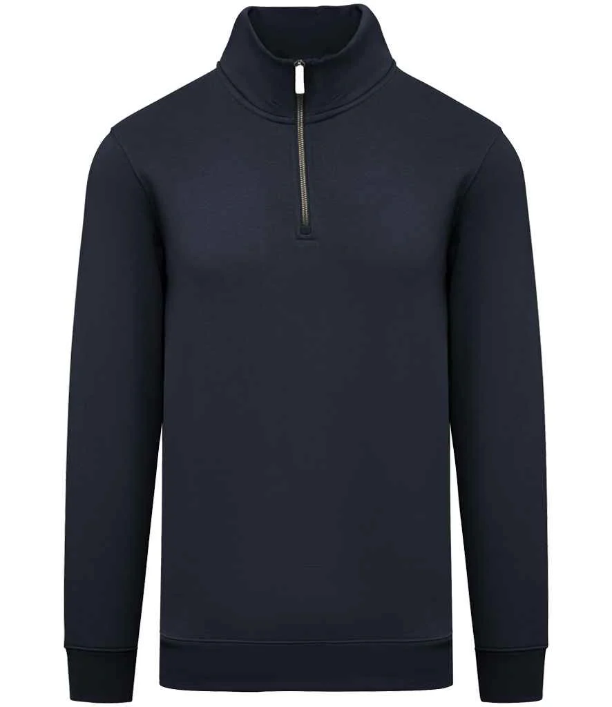 Organic Quarter Zip Sweatshirt: Mens - Image 5