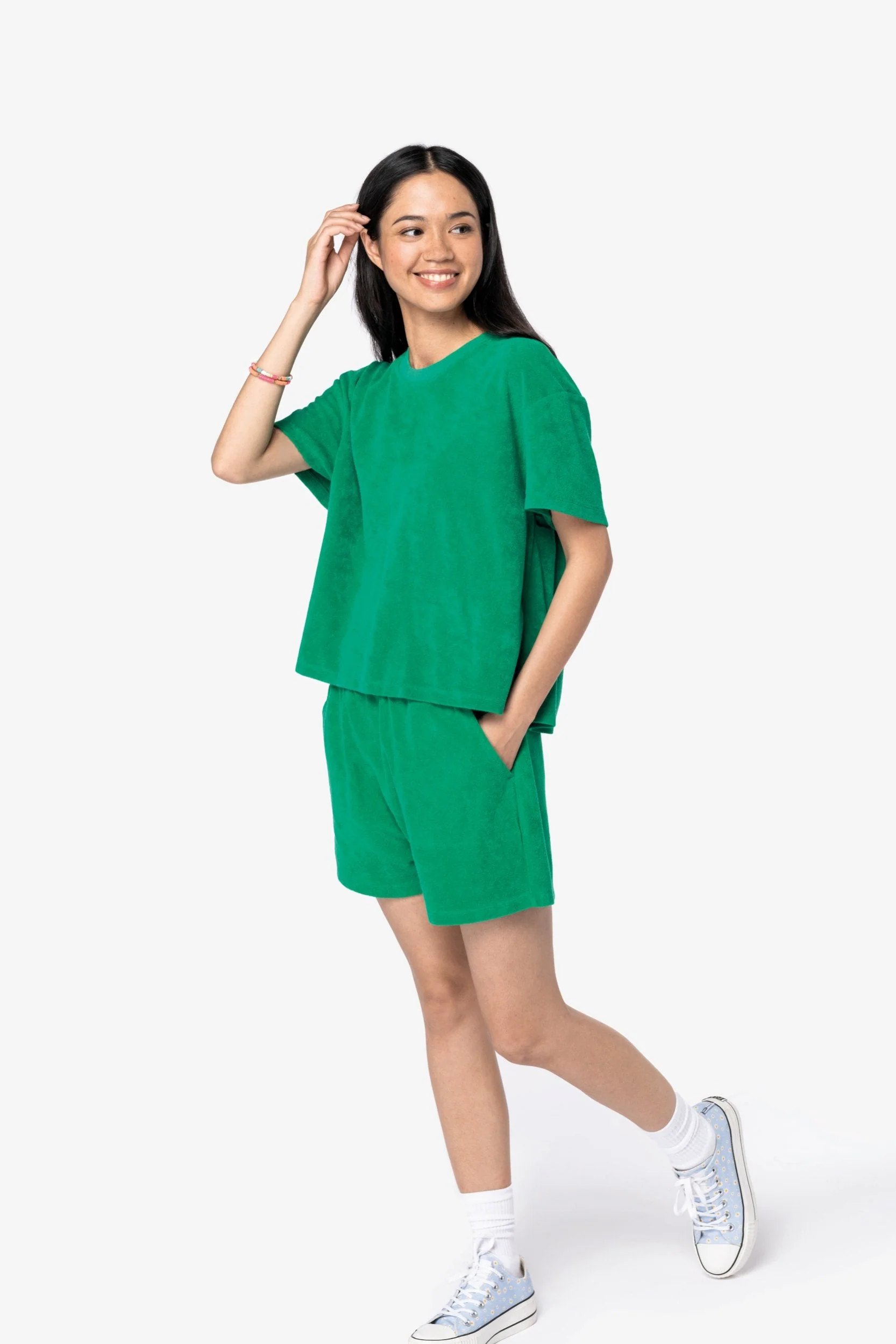 Organic Towel-feel Shorts: Ladies - Image 9