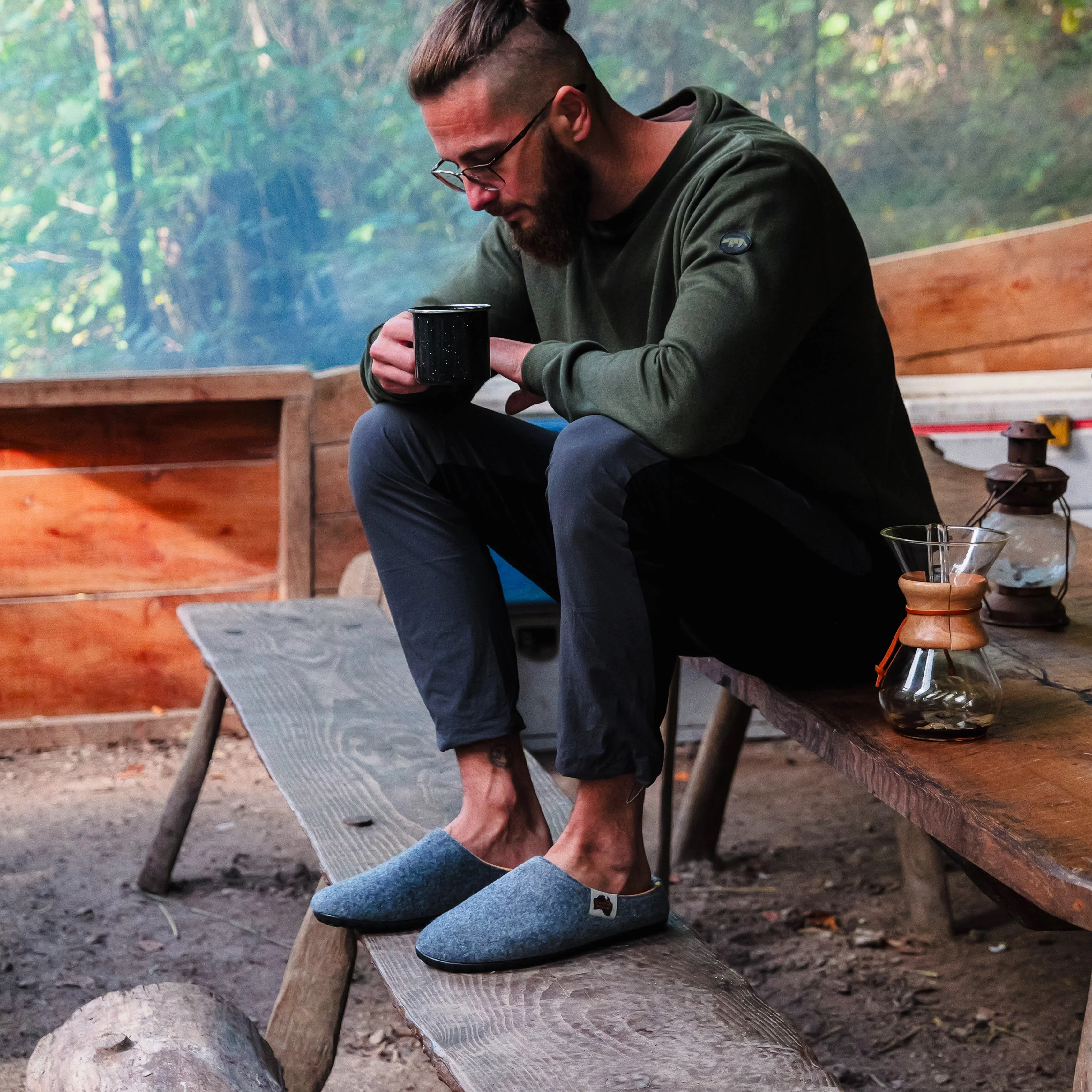 Outback - Men's - Grey & Curry - Image 3