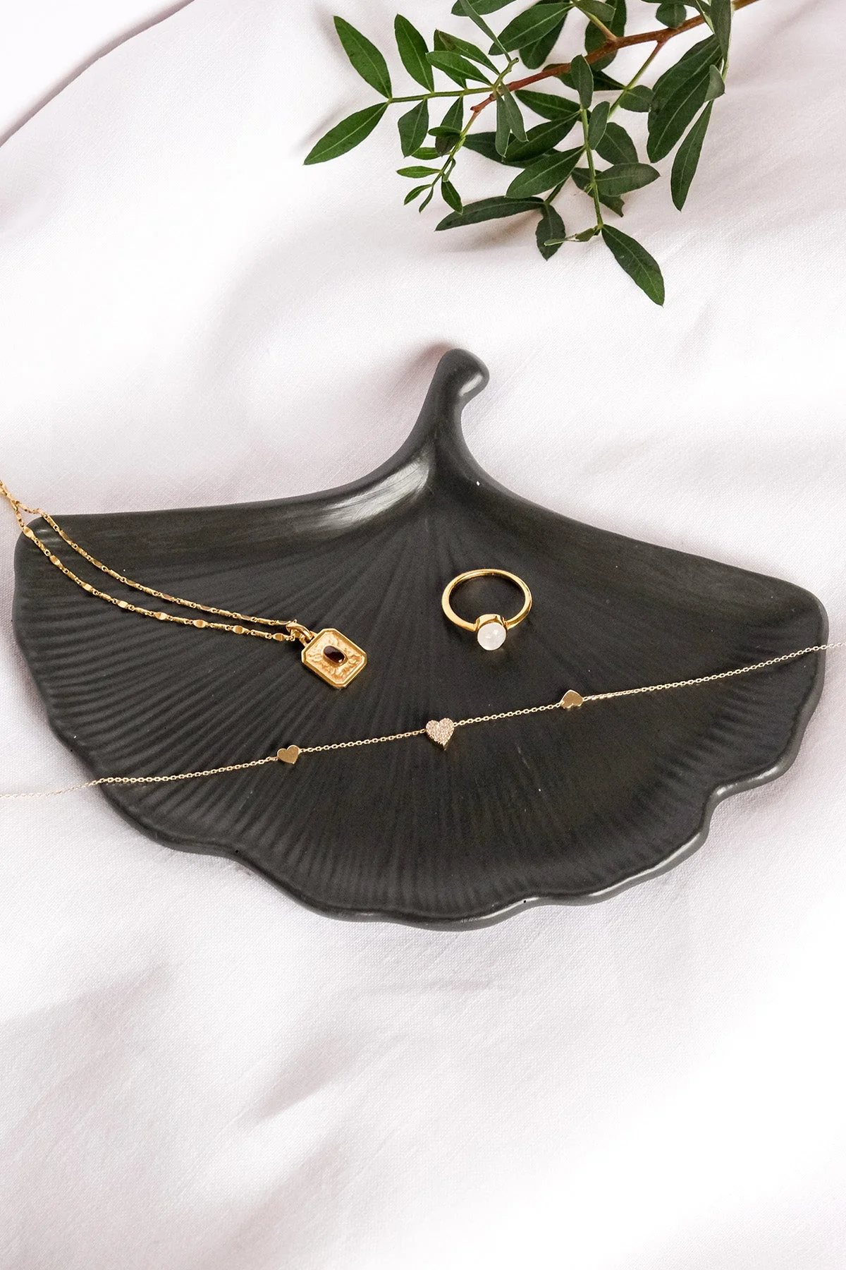 Palm Leaf Decorative Tray - Image 3