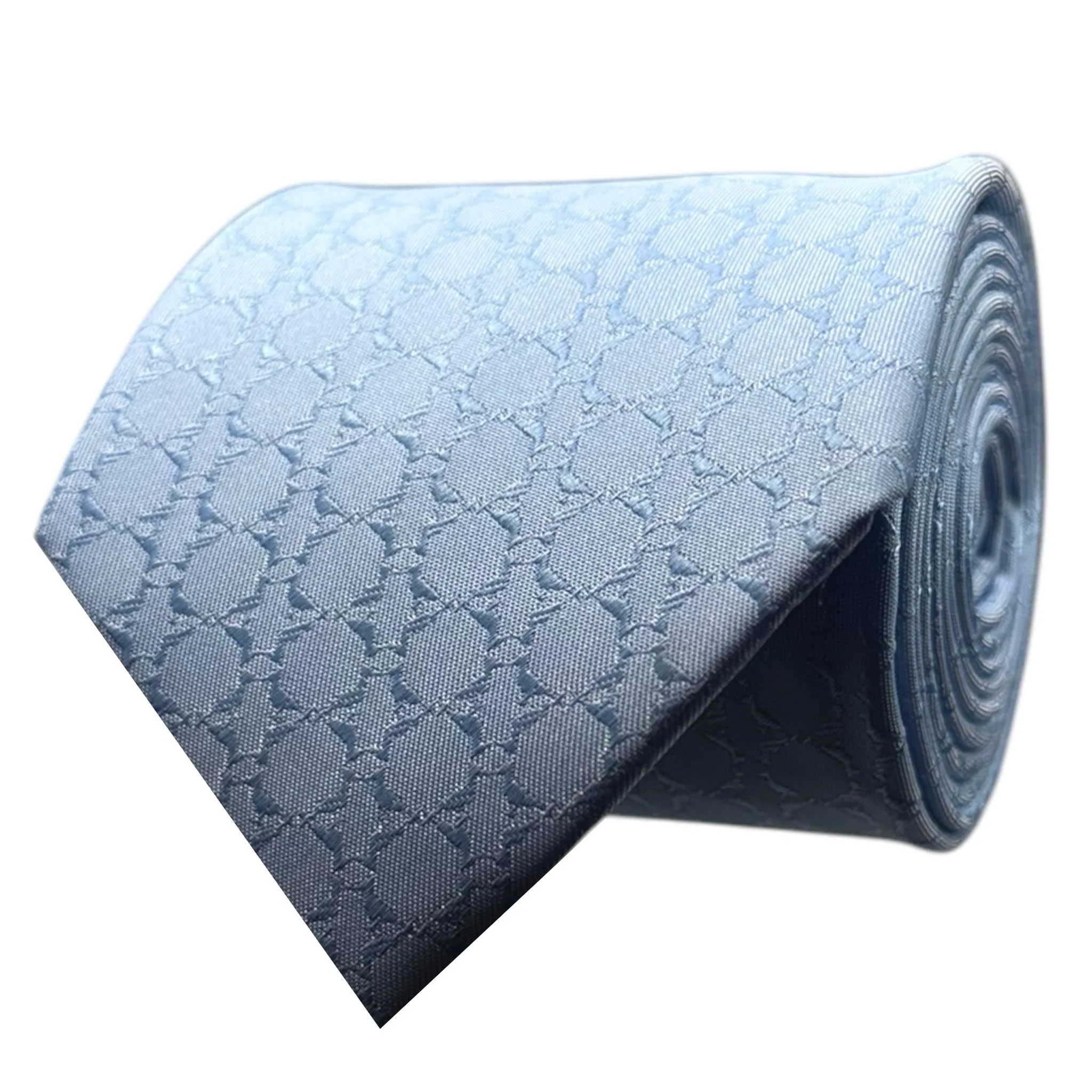 Pastel Blue Textured Tie