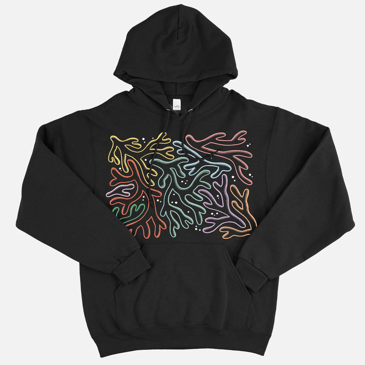 Pastel Coral Hoodie (Unisex) - Image 3