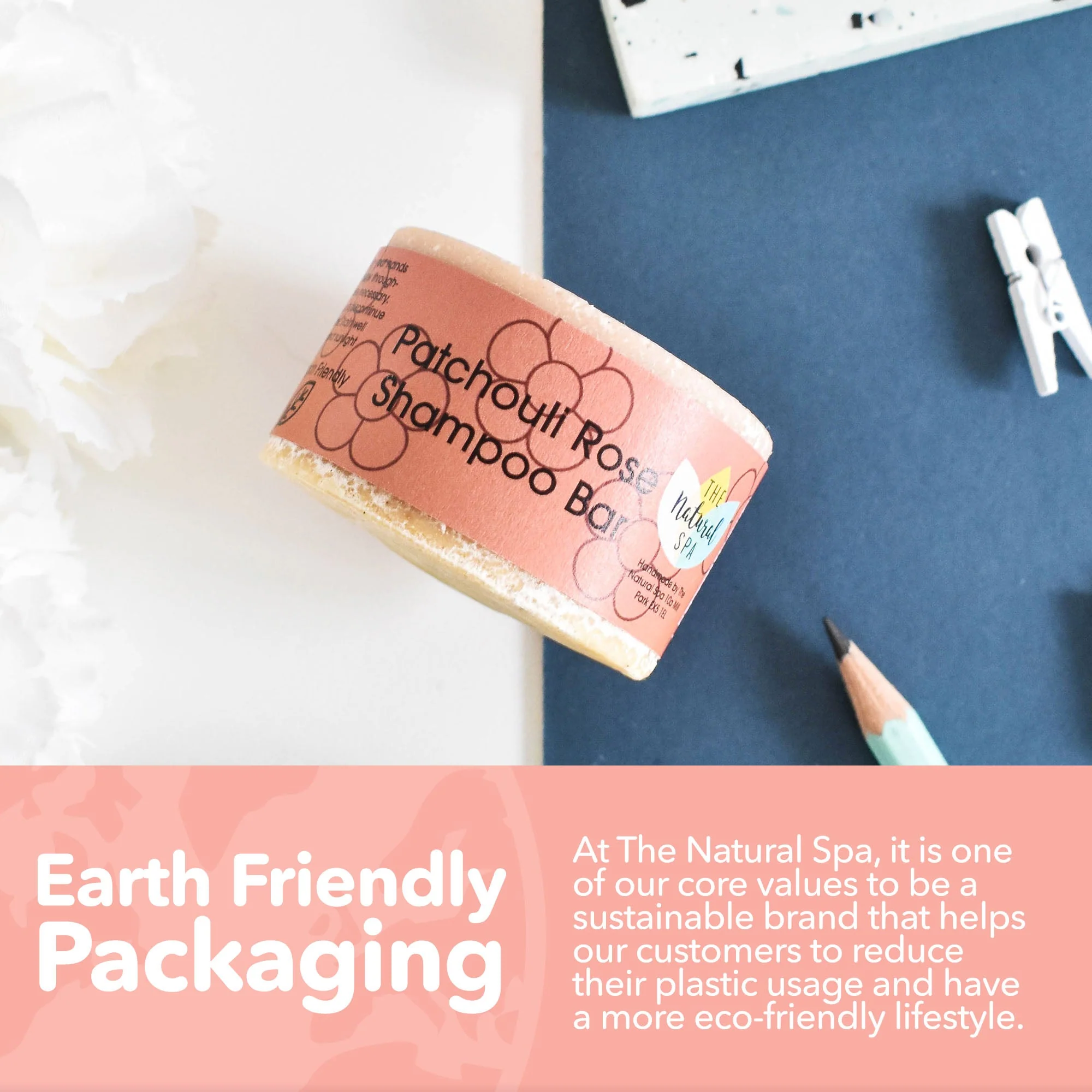 Patchouli Rose Shampoo Bar - Image 8