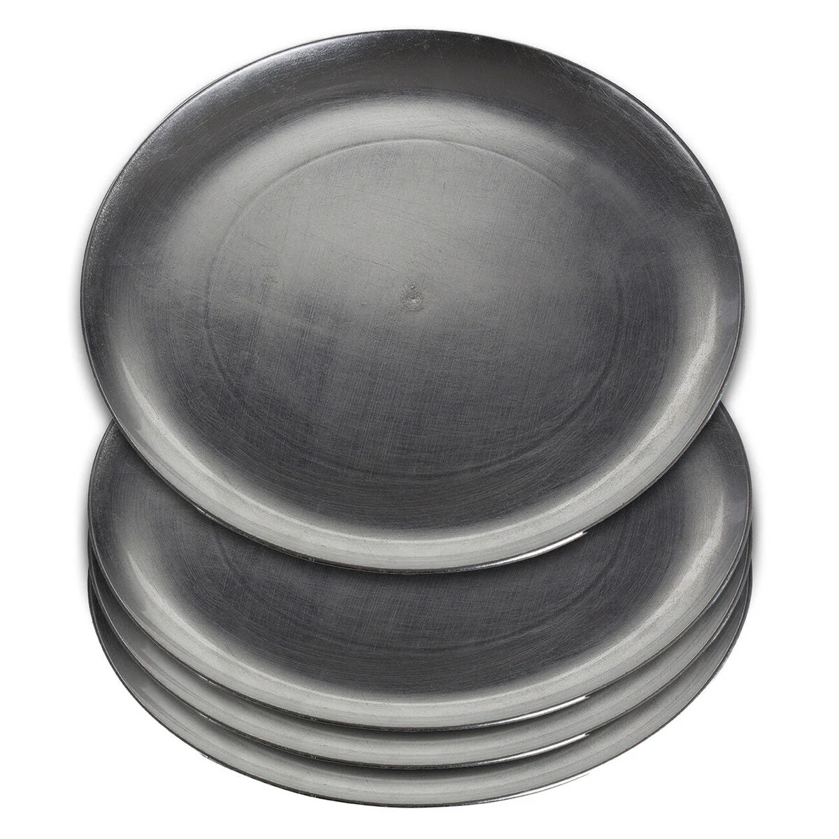 Paxton Set of Four 33cm Dia Silver Coupe Charger Plate - Image 6