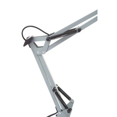 Payton Studio Matte Grey Metal Lamp - Image 8