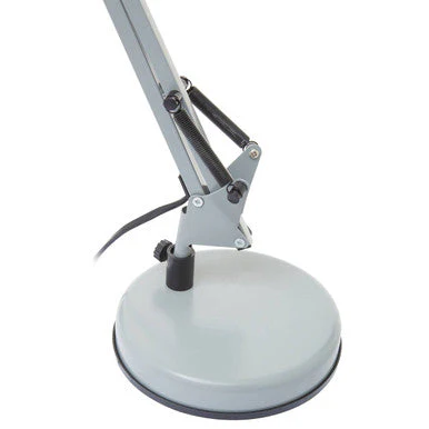 Payton Studio Matte Grey Metal Lamp - Image 9