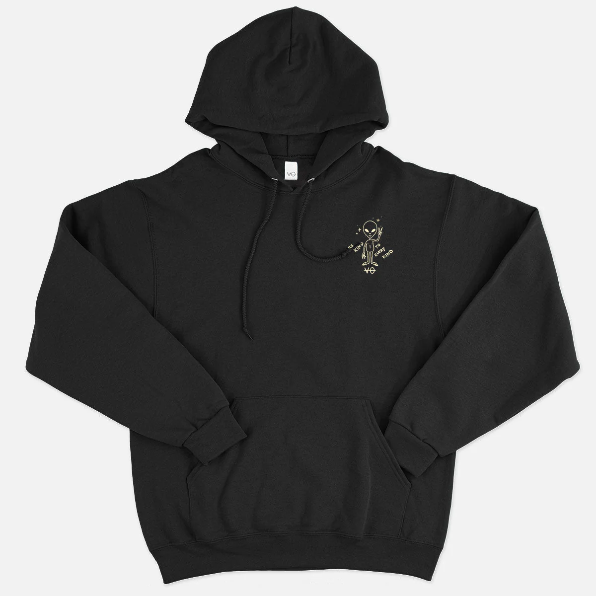 Peace Alien Doodle Hoodie (Unisex) - Image 2