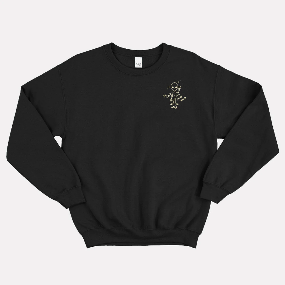 Peace Alien Doodle Sweatshirt (Unisex) - Image 2
