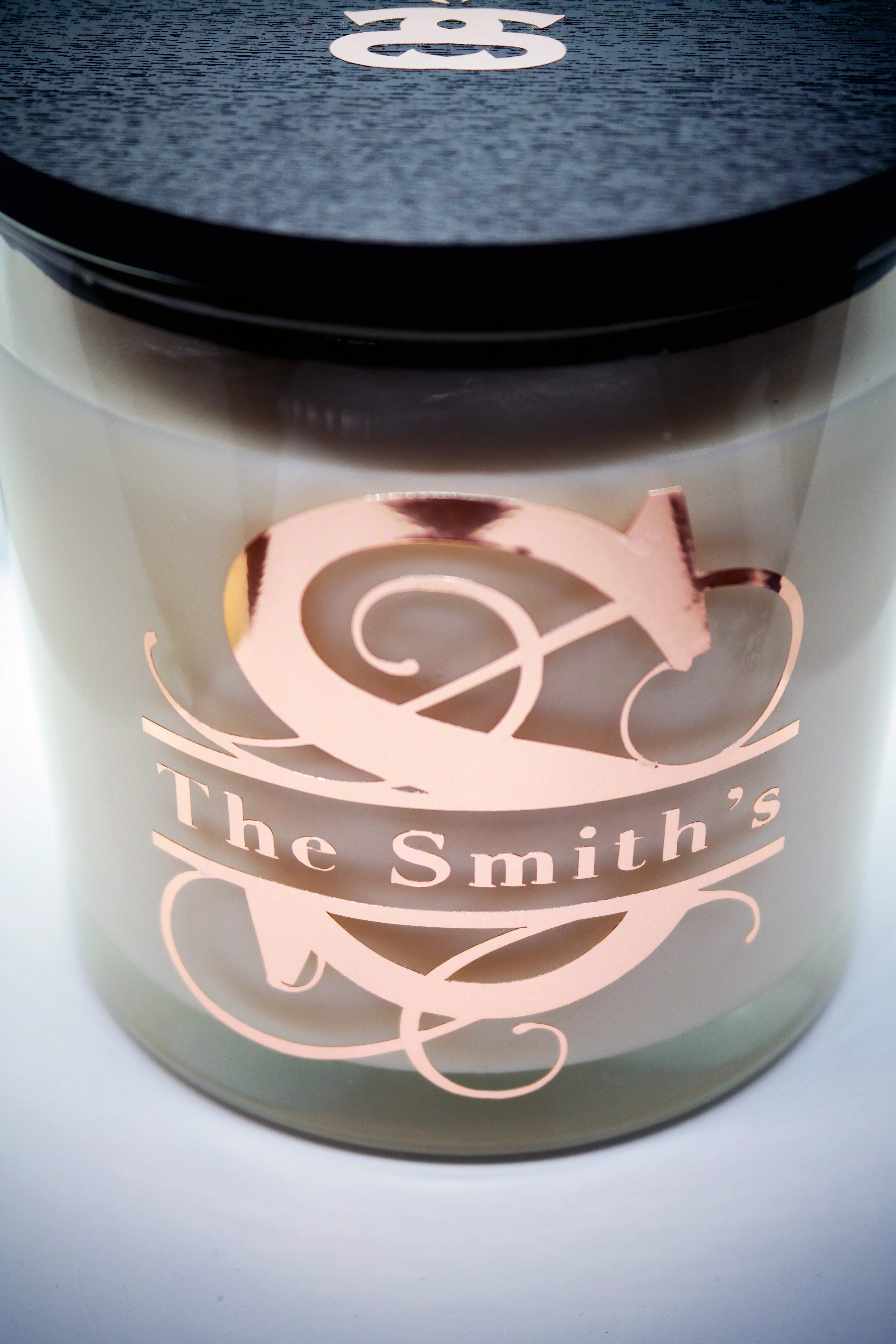 Personalised Simple Scents Grand Opulence 3 Wick Candle | Split Letter Monogram 640g - Image 2