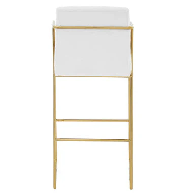 Piermount Mink Velvet And Gold Bar Stool - Image 5