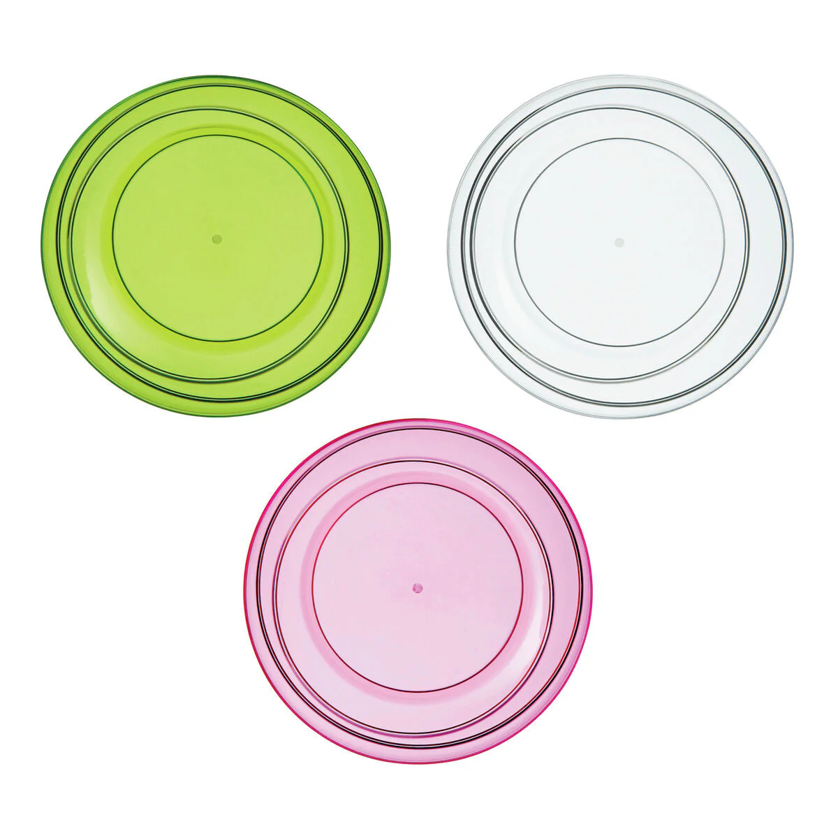 Pink Plastic Small Summer Plate - Image 2