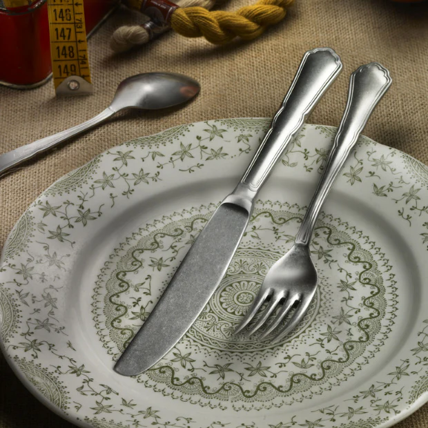 Pintinox Settecento Table Fork - Stone Washed - Image 3