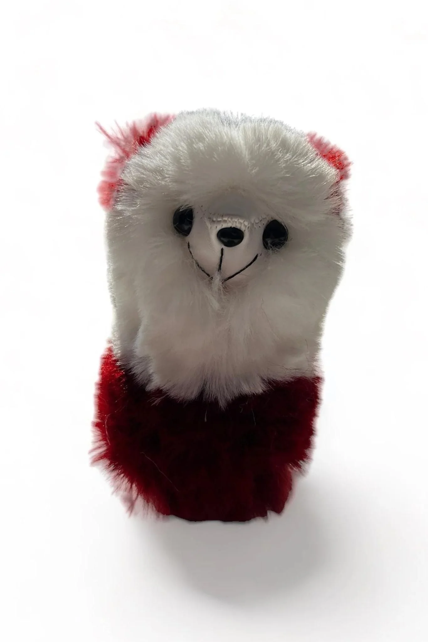 Pio Llama Keyring Holder in Burgundy - Image 2