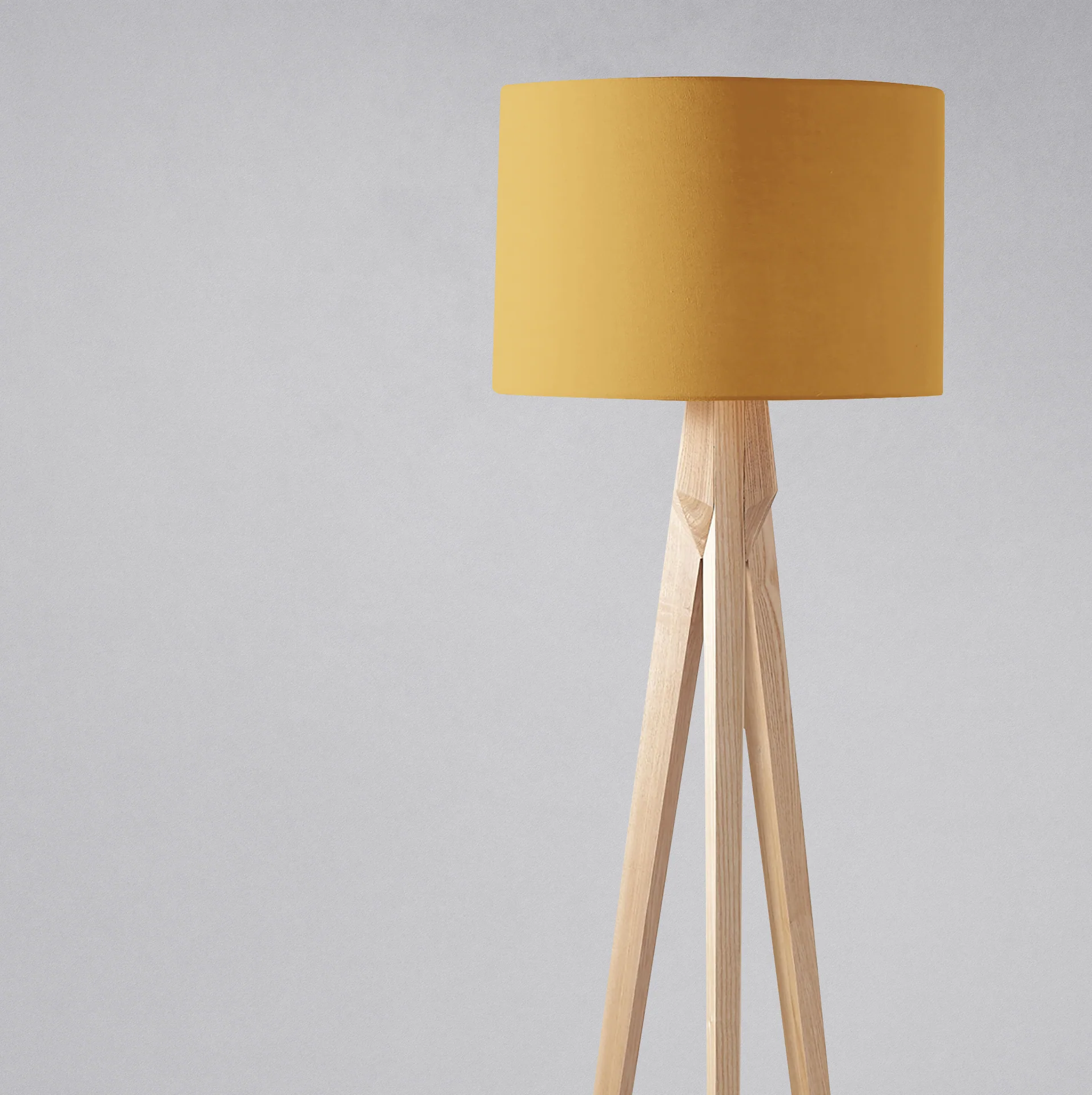 Plain Mustard Lampshade, Yellow Ceiling or Table Lamp Shade - Image 2