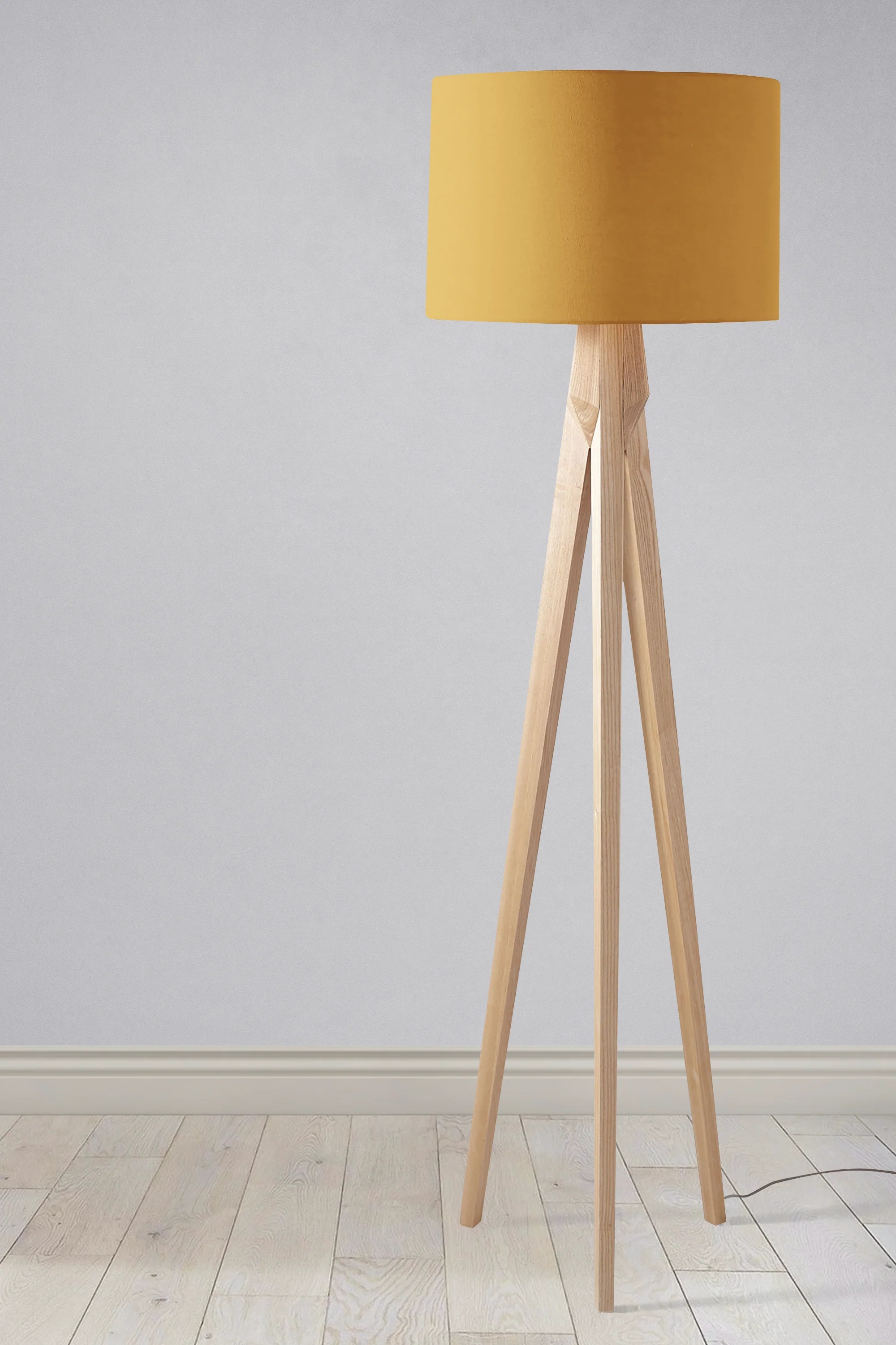 Plain Mustard Lampshade, Yellow Ceiling or Table Lamp Shade - Image 3