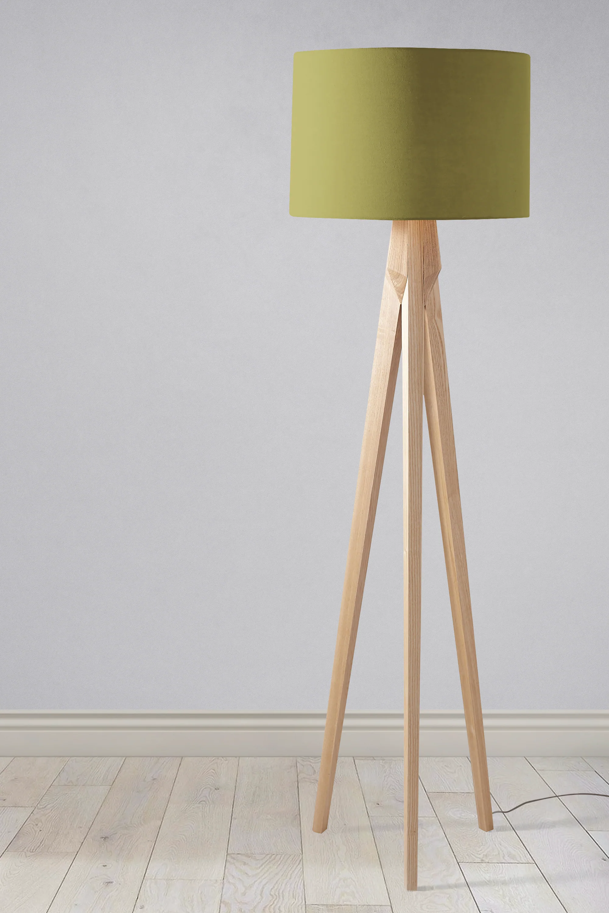 Plain Olive Green Lampshade, Ceiling or Table Lamp Shade - Image 3