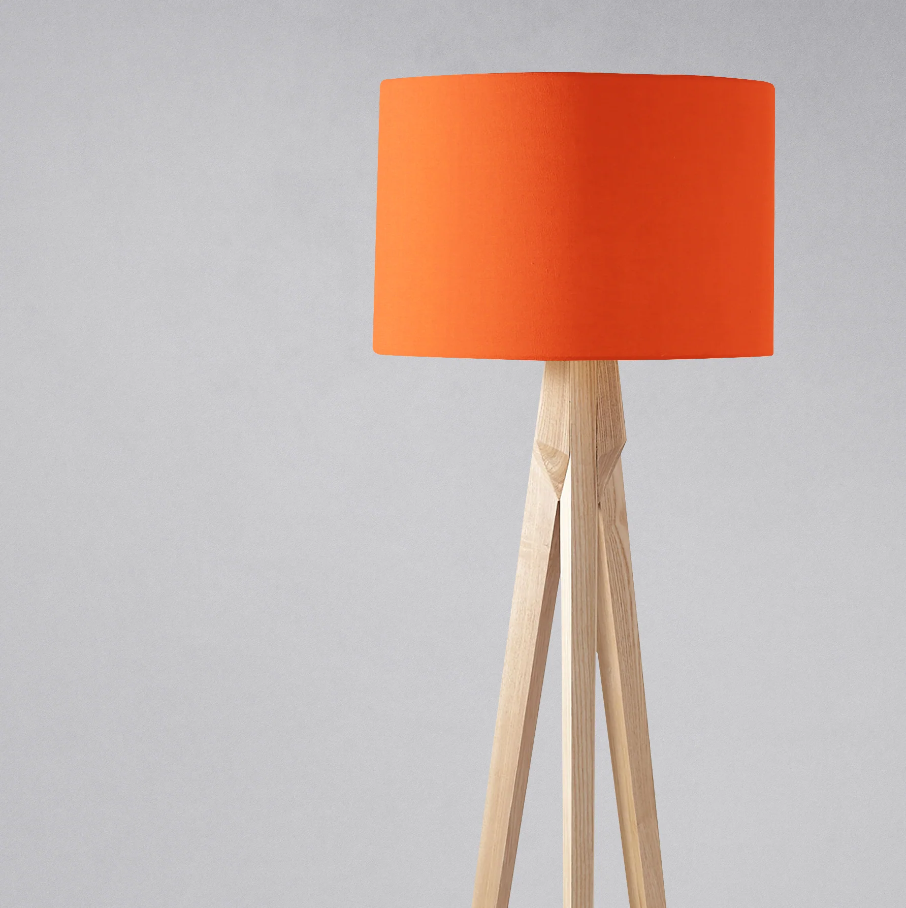 Plain Orange Lampshade, Ceiling or Table Lamp Shade - Image 2