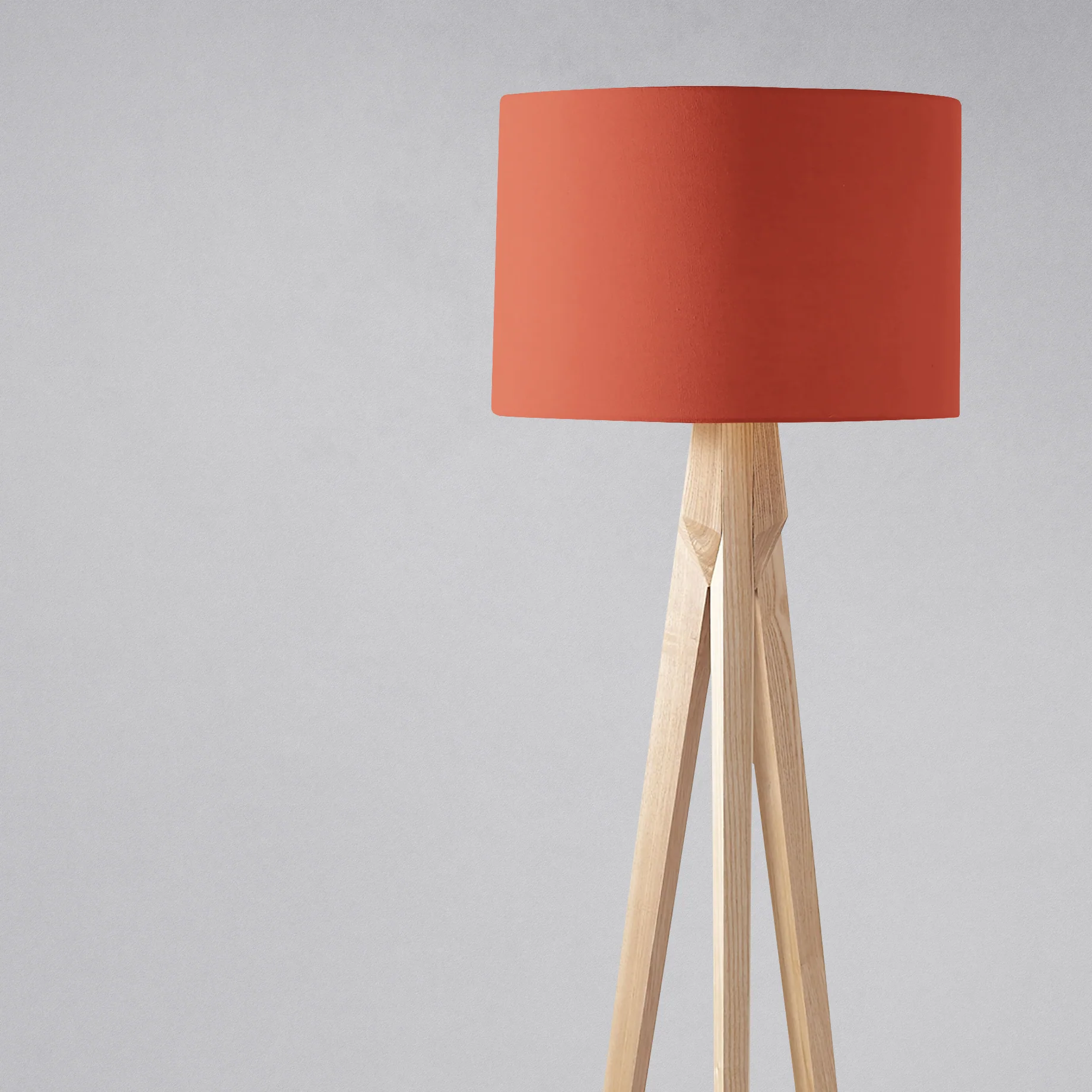 Plain Rust Lampshade, Ceiling or Table Lamp Shade - Image 2