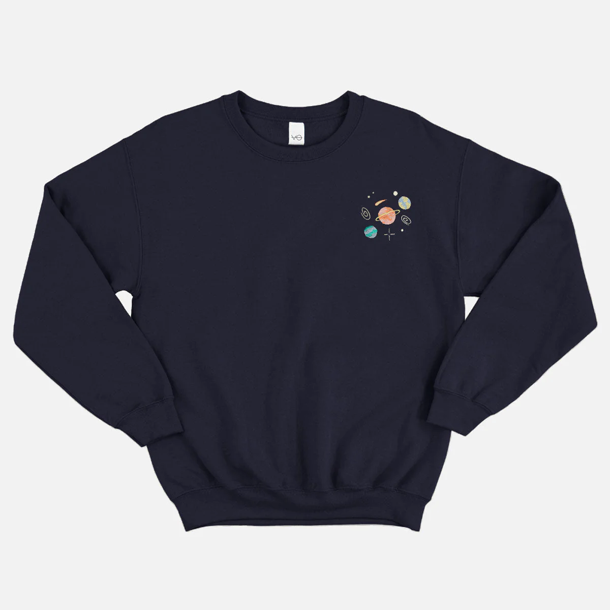 Planets Embroidered Sweatshirt (Unisex) - Image 4