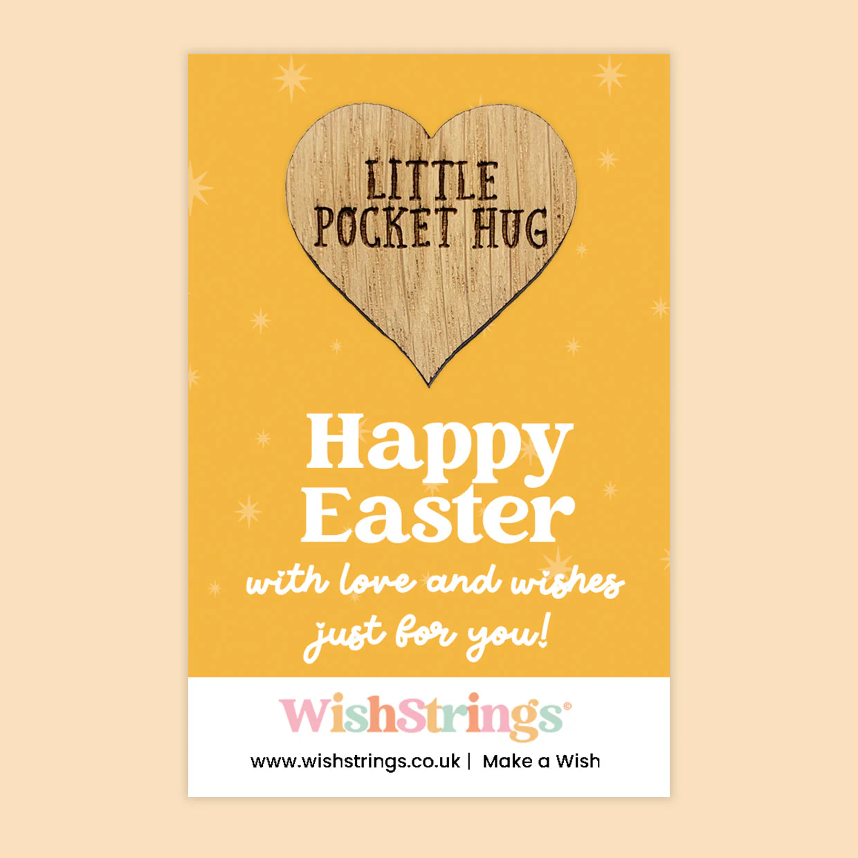Pocket Hug – Happy Easter | Mini Keepsake Gift for Springtime Wishes | Thoughtful Easter Token by WishStrings