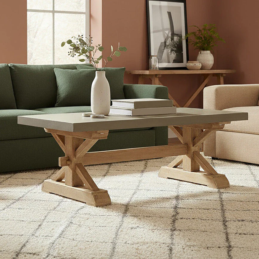 Pompeii Wooden Coffee Table