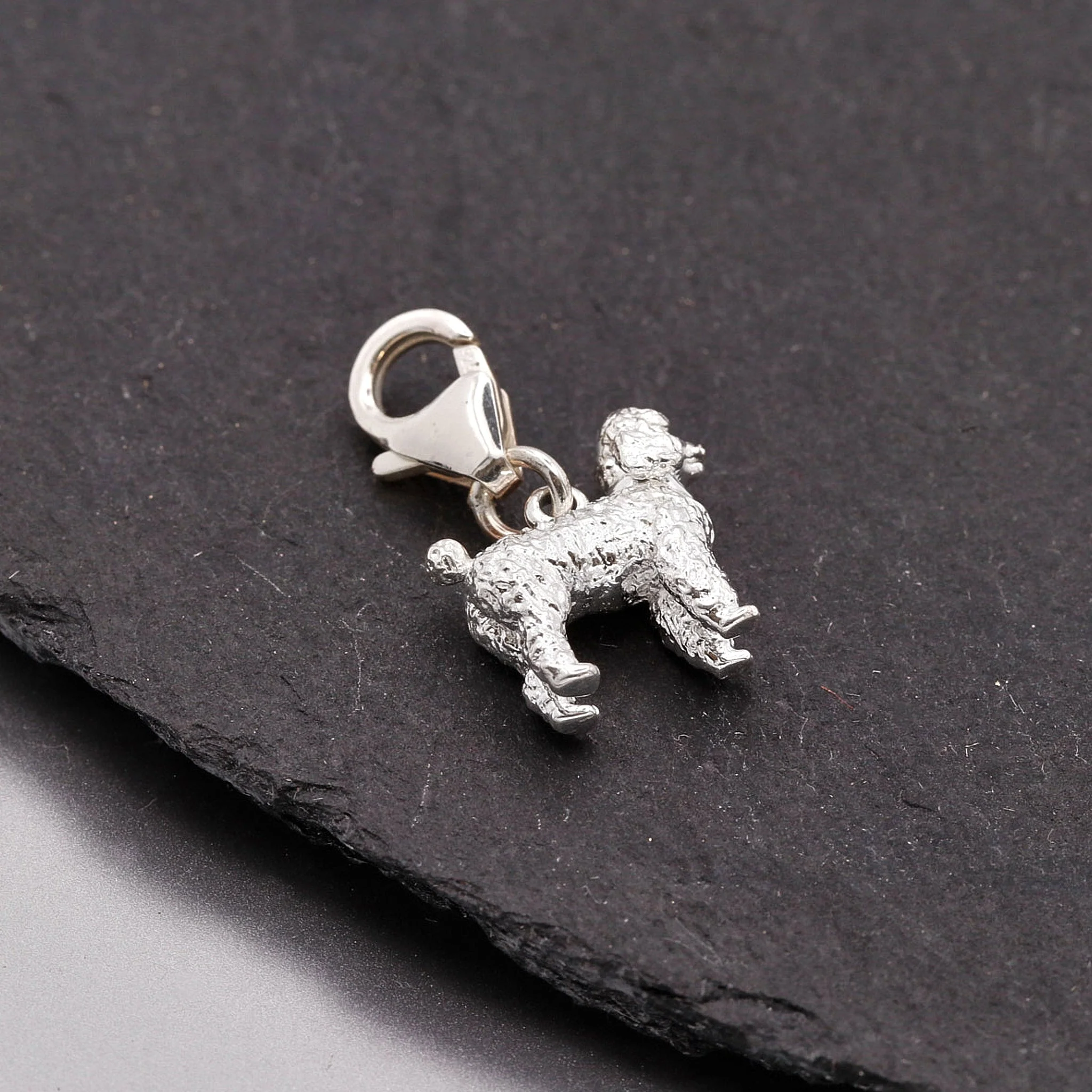 Poodle Silver Dog Charm - Image 6