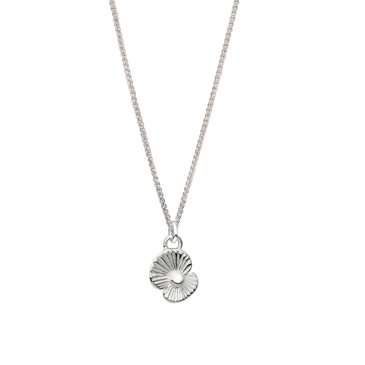 Poppy Flower Personalised Silver Charm - Image 9
