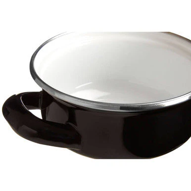 Porter Black Enamel 10cm Mini Casserole Dish - Image 6