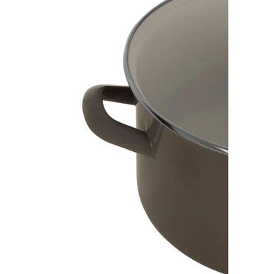 Porter Grey Enamel 22cm Casserole Dish - Image 5