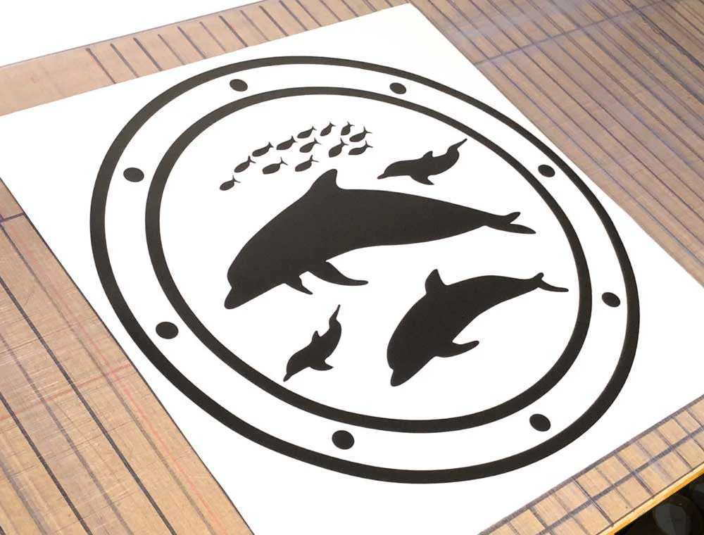 Porthole Wall Sticker | Bathroom Wall Art - Image 2