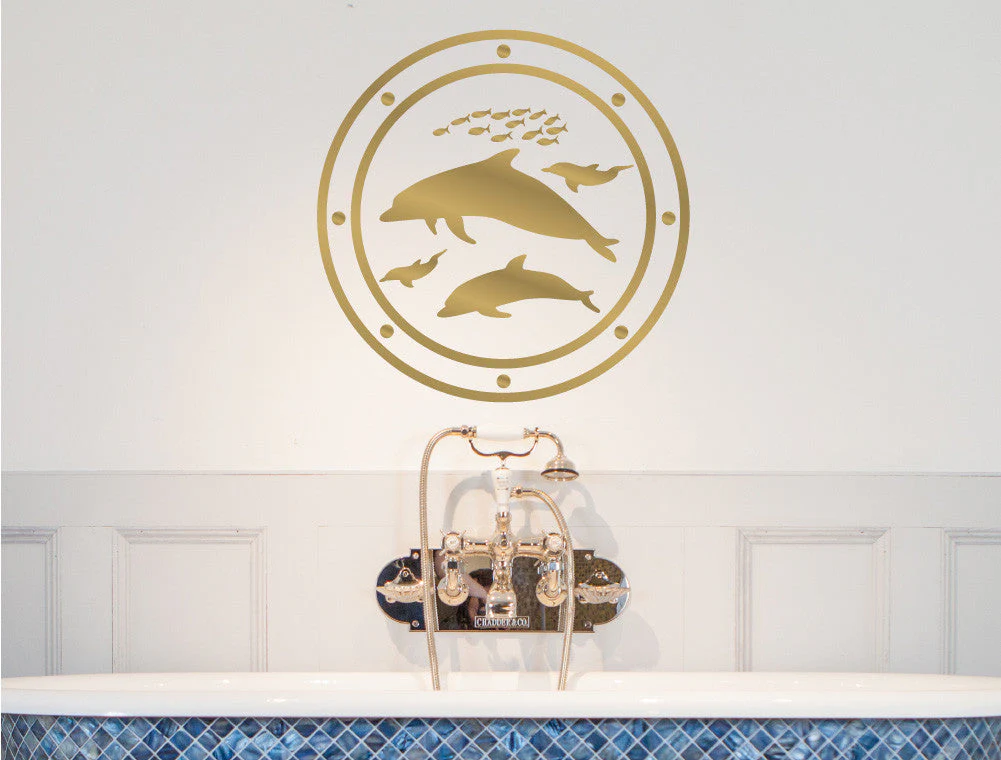 Porthole Wall Sticker | Bathroom Wall Art - Image 4