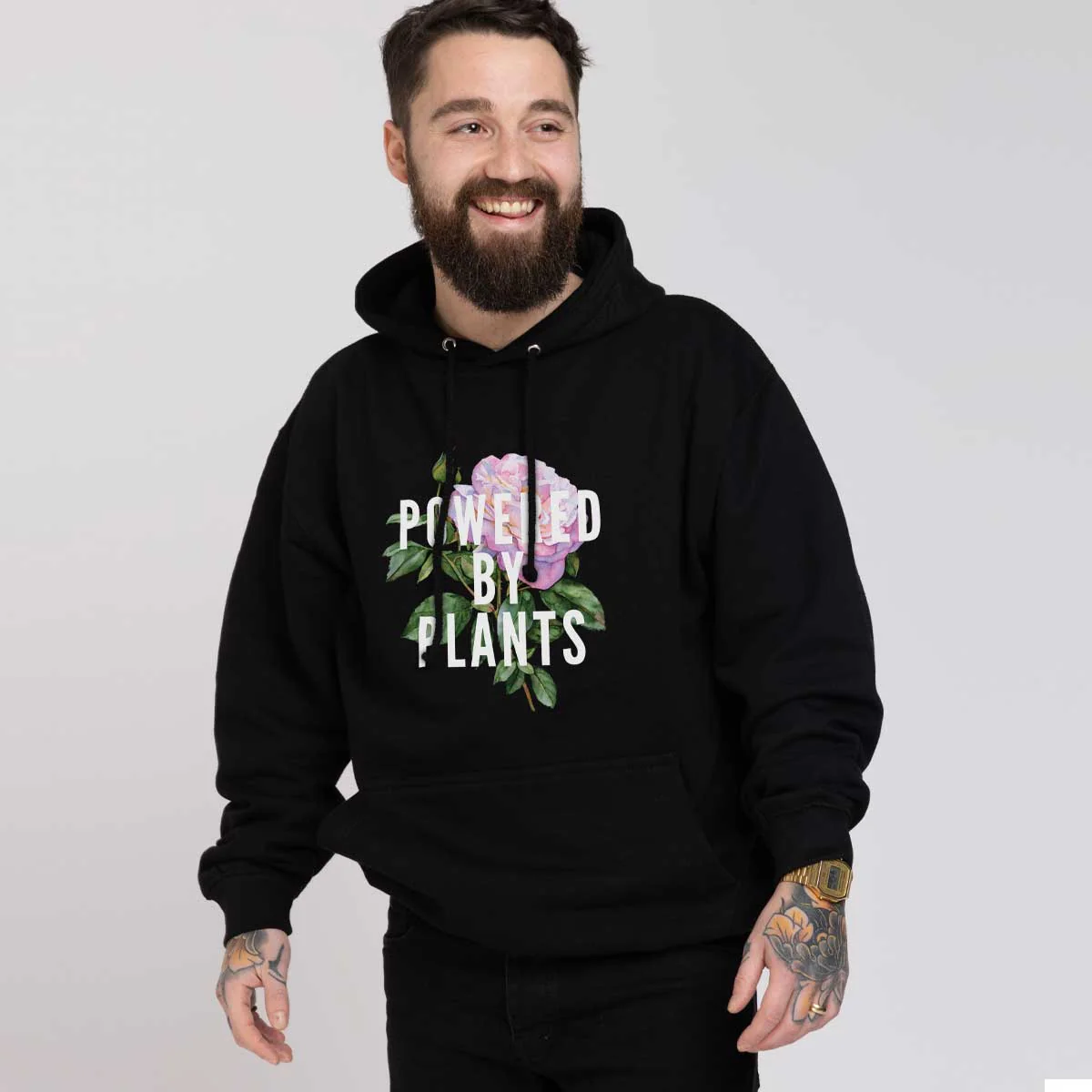 Powered By Plants Hoodie (Unisex) - Image 2