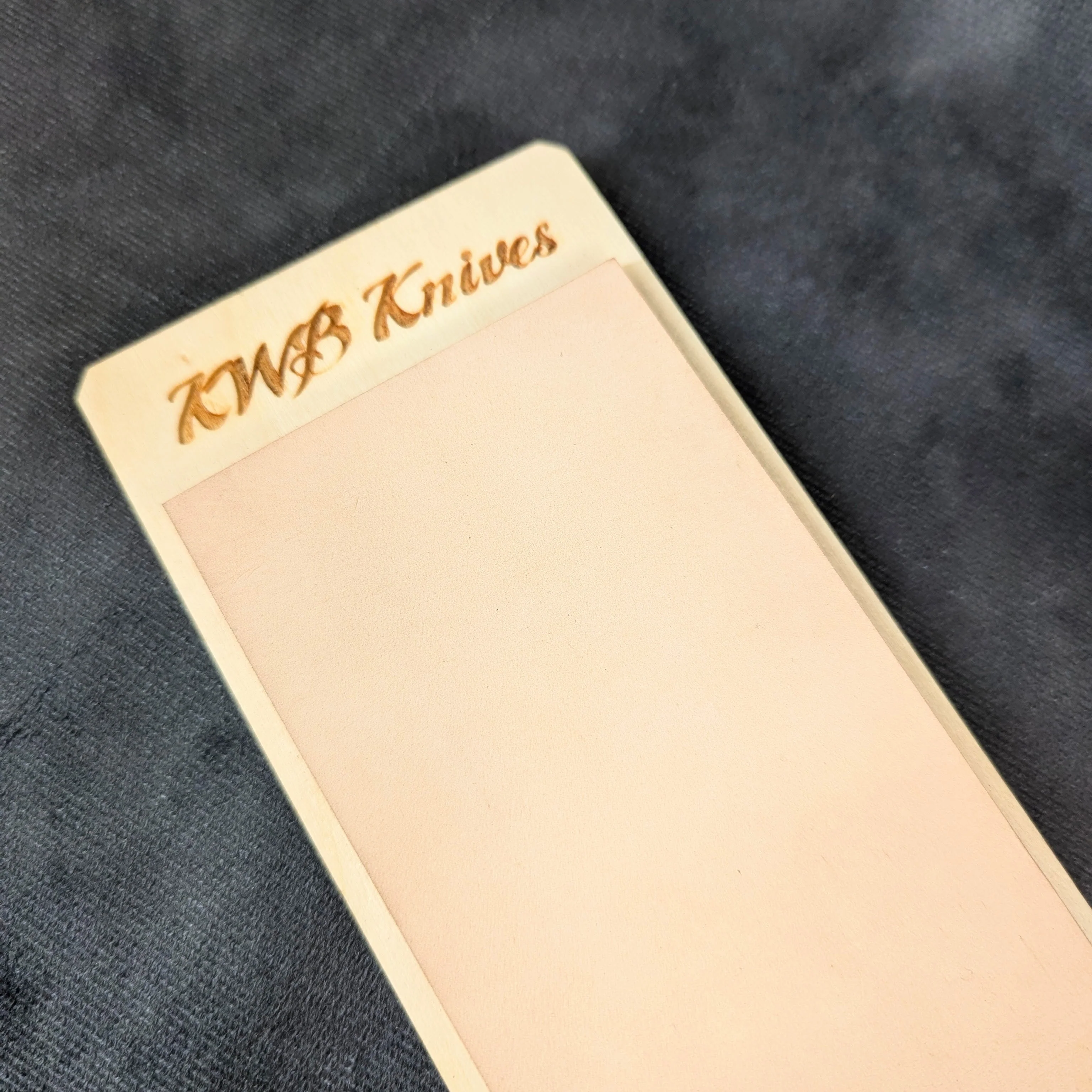 Premium Leather Knife and Razor Strop - Image 3