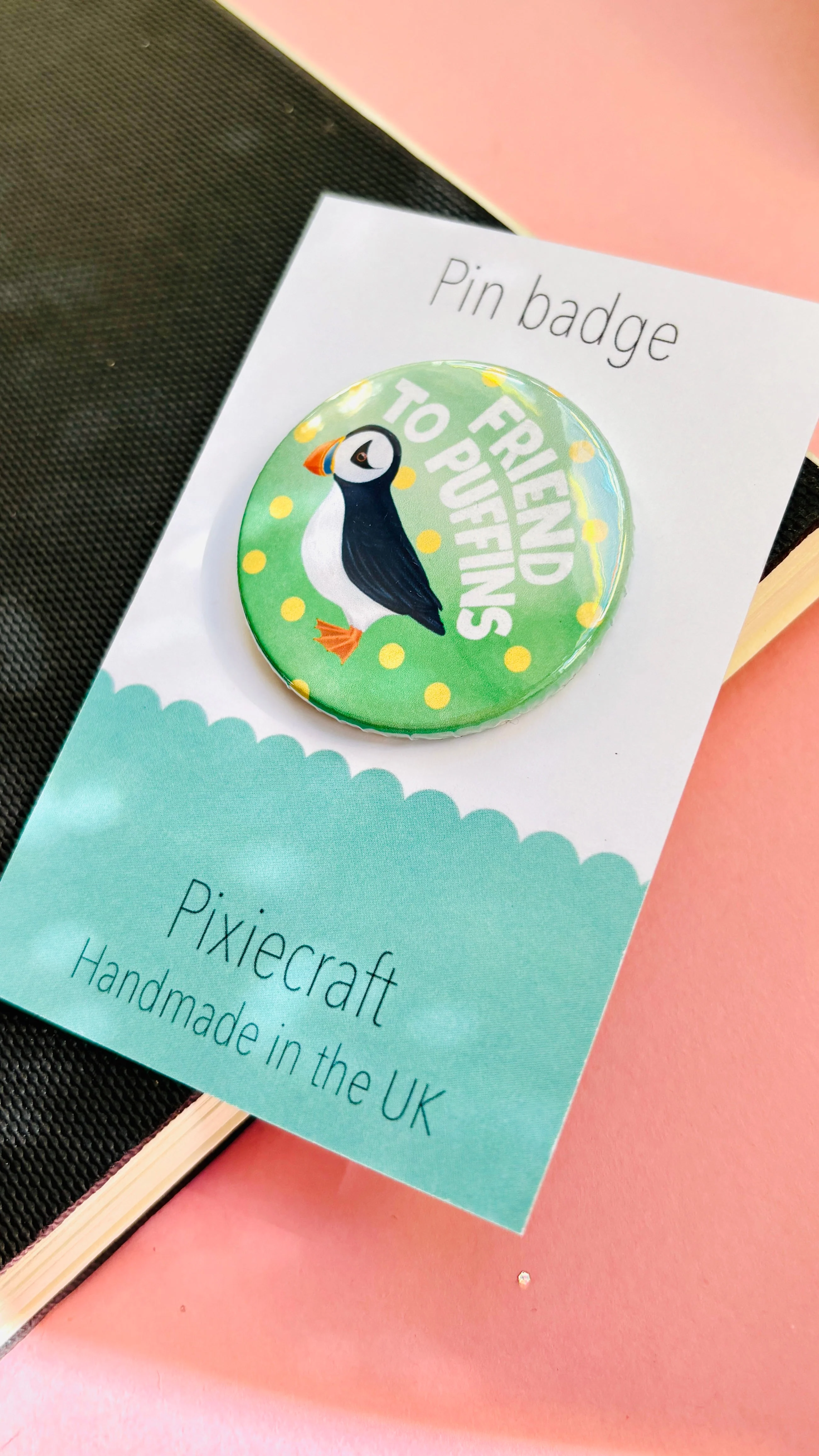 Puffin Badge or Magnet – Cute Wildlife Accessory - Image 3