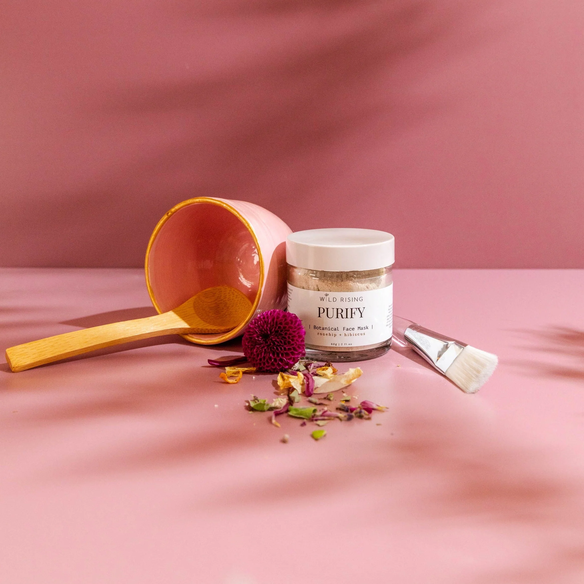 Purify - Botanical Pink Clay Face Mask - Image 5