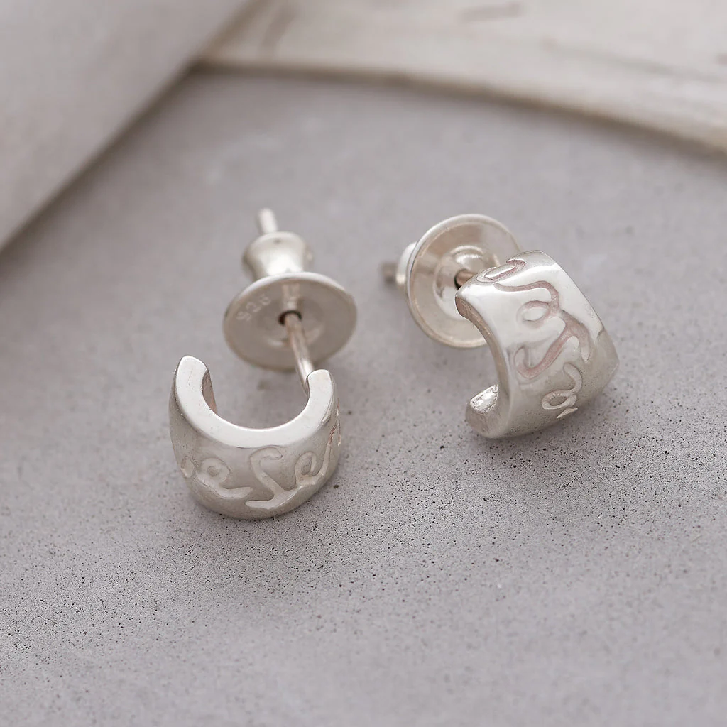 Que Sera Silver Earrings - Image 2
