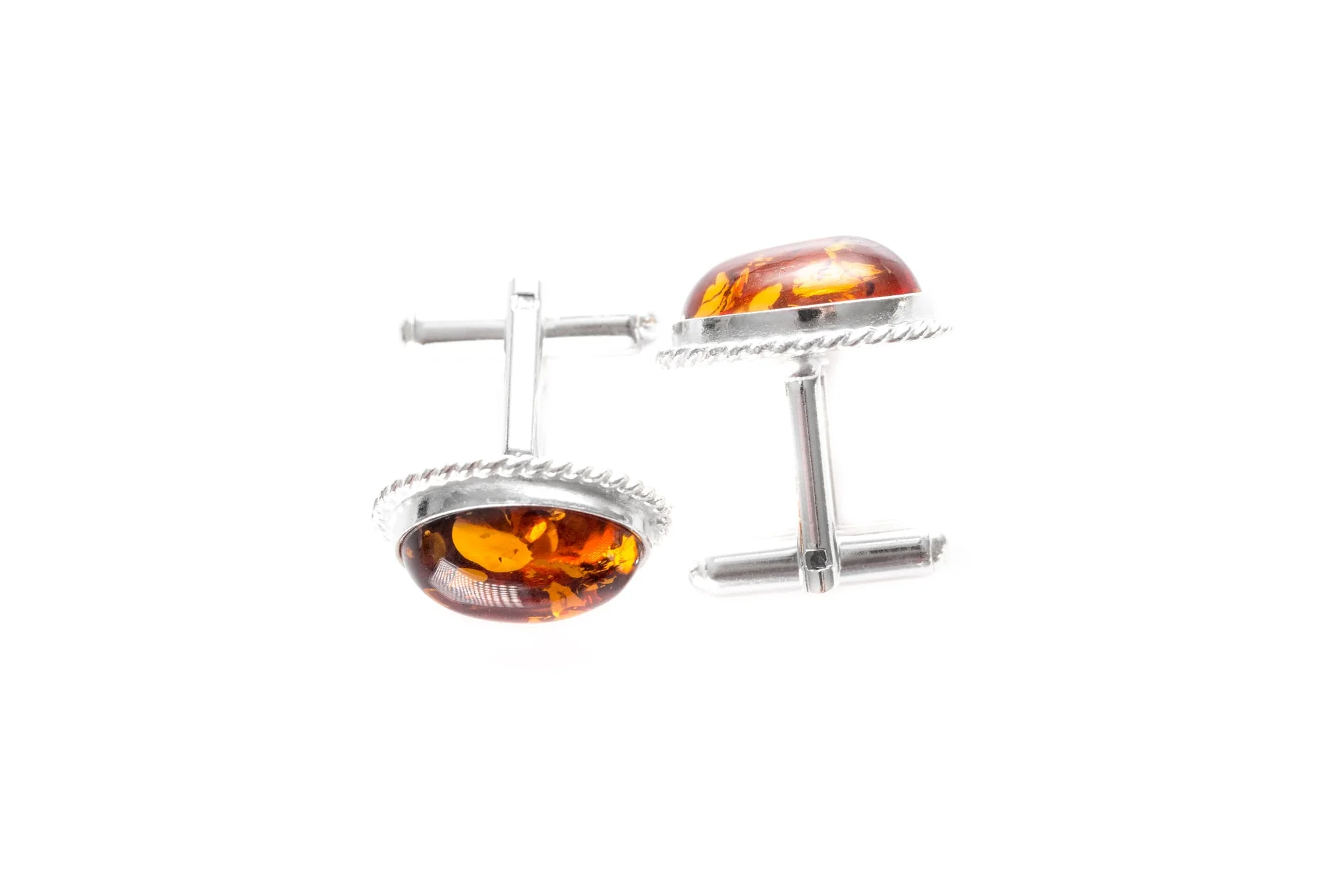 Quintessence Statement Amber Cufflinks - Image 3