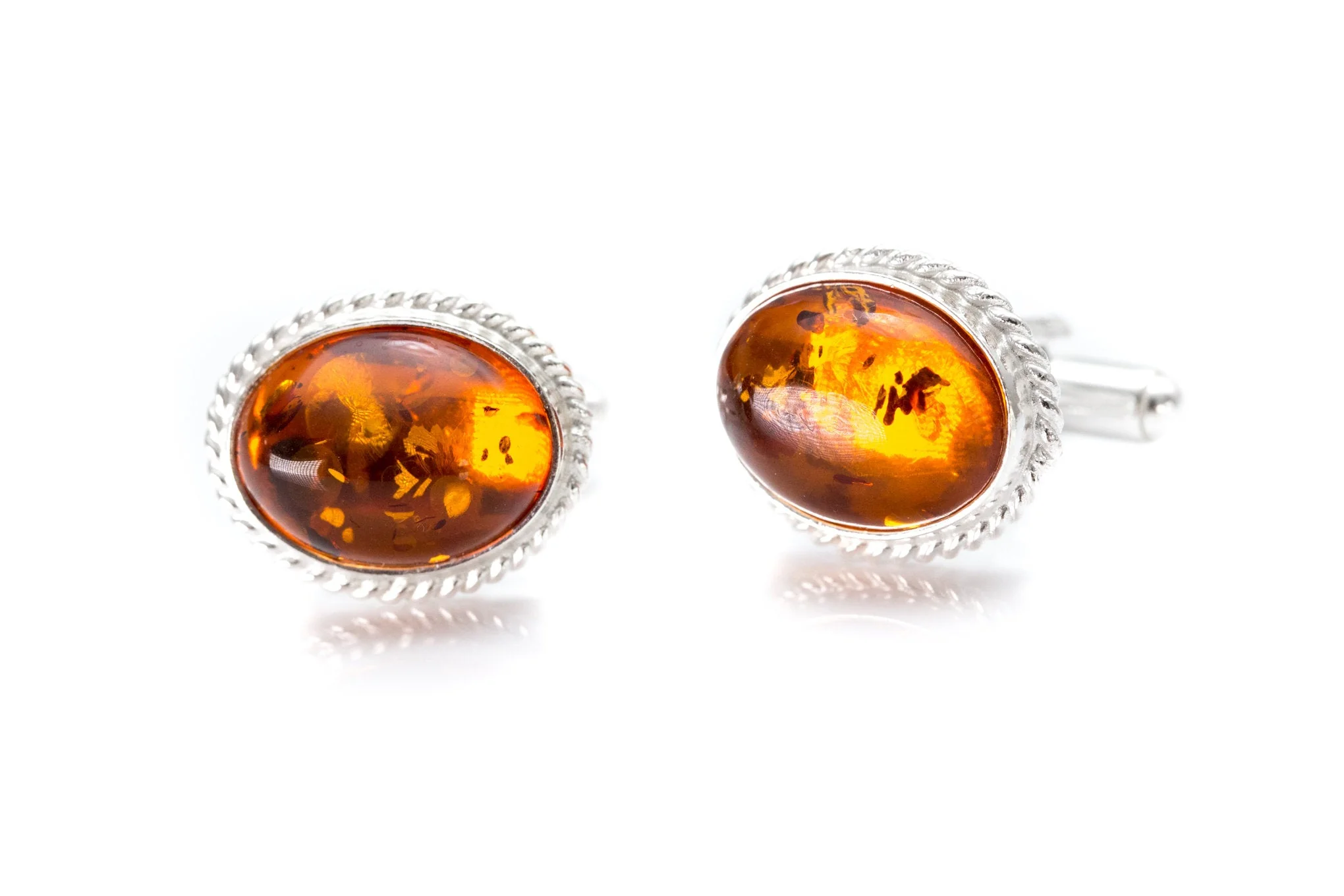 Quintessence Statement Amber Cufflinks - Image 5