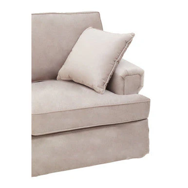 2 Seater Mink Velvet Sofa, Ralph - Image 7