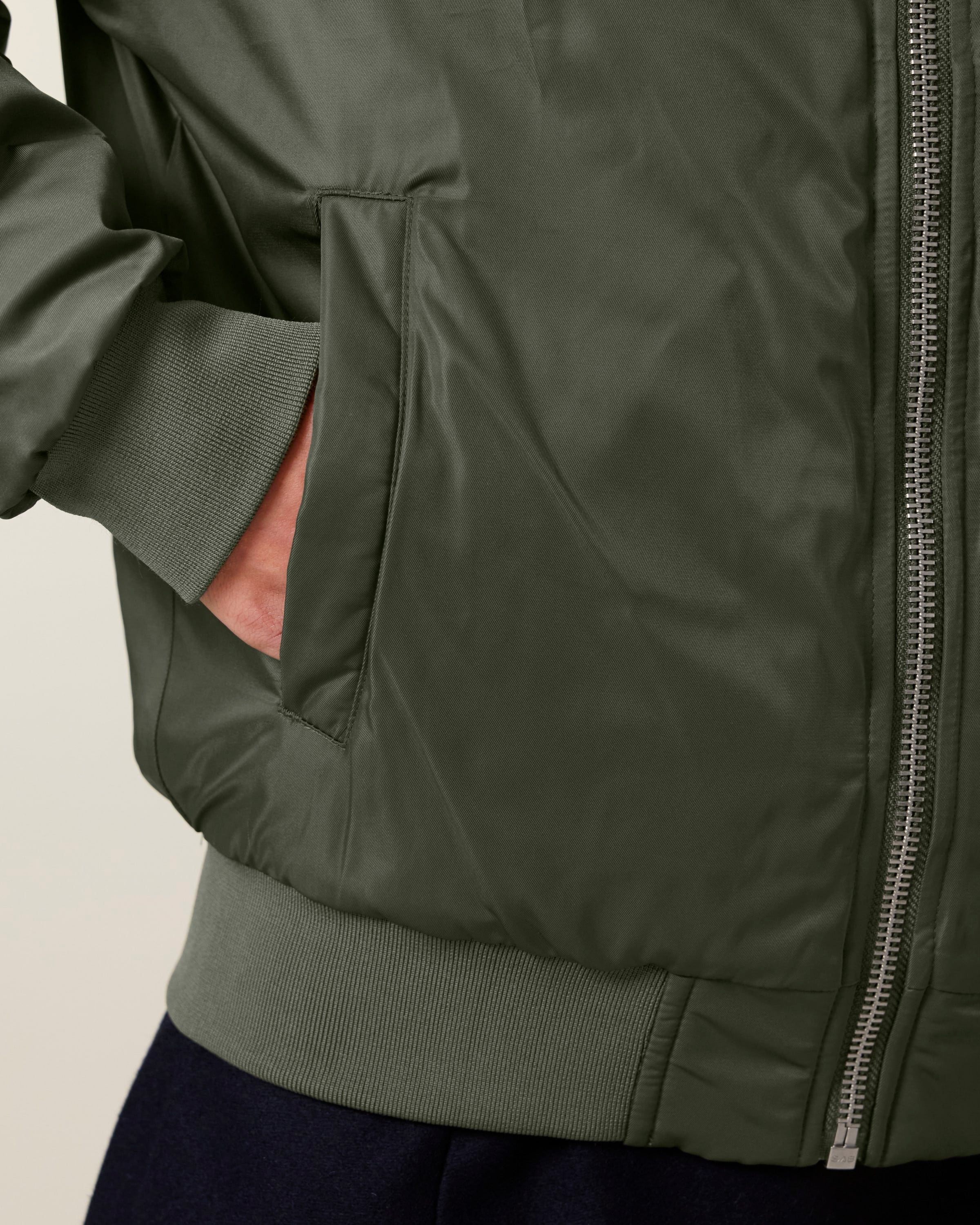 Recycled Bomber Jacket: Unisex - Image 7