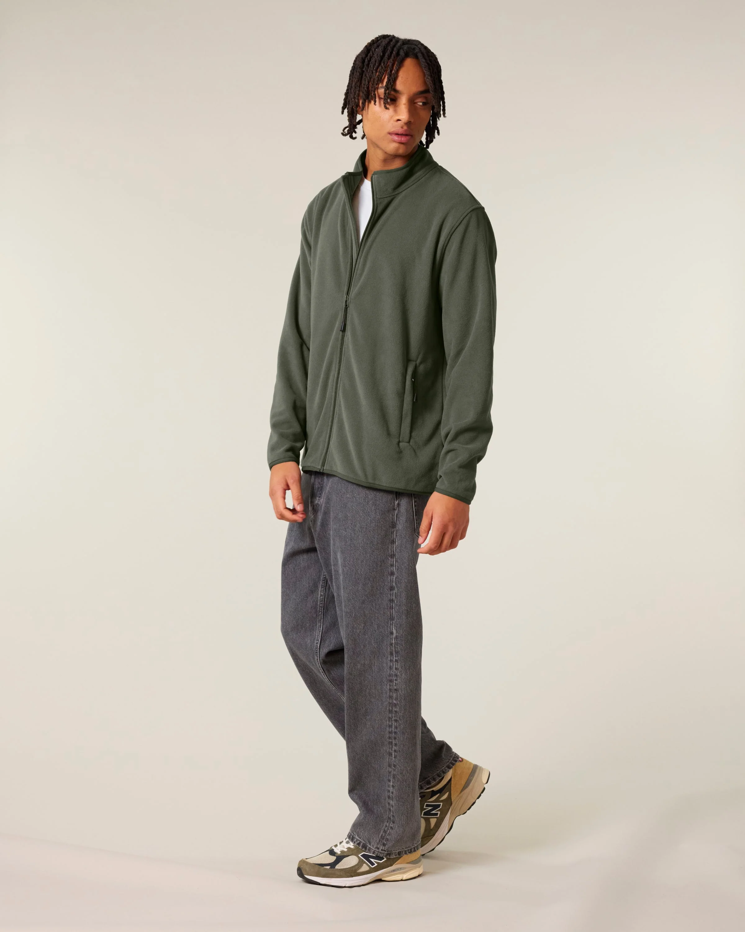 Recycled Polyester Fleece Jacket: Mens - Image 9