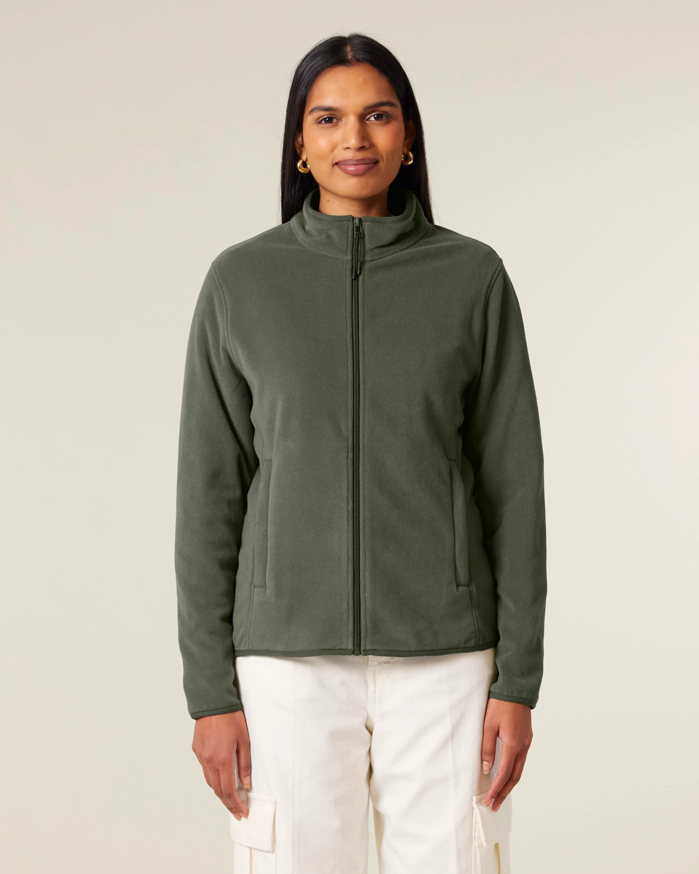 Recycled Polyester Fleece Jacket: Womens - Image 10