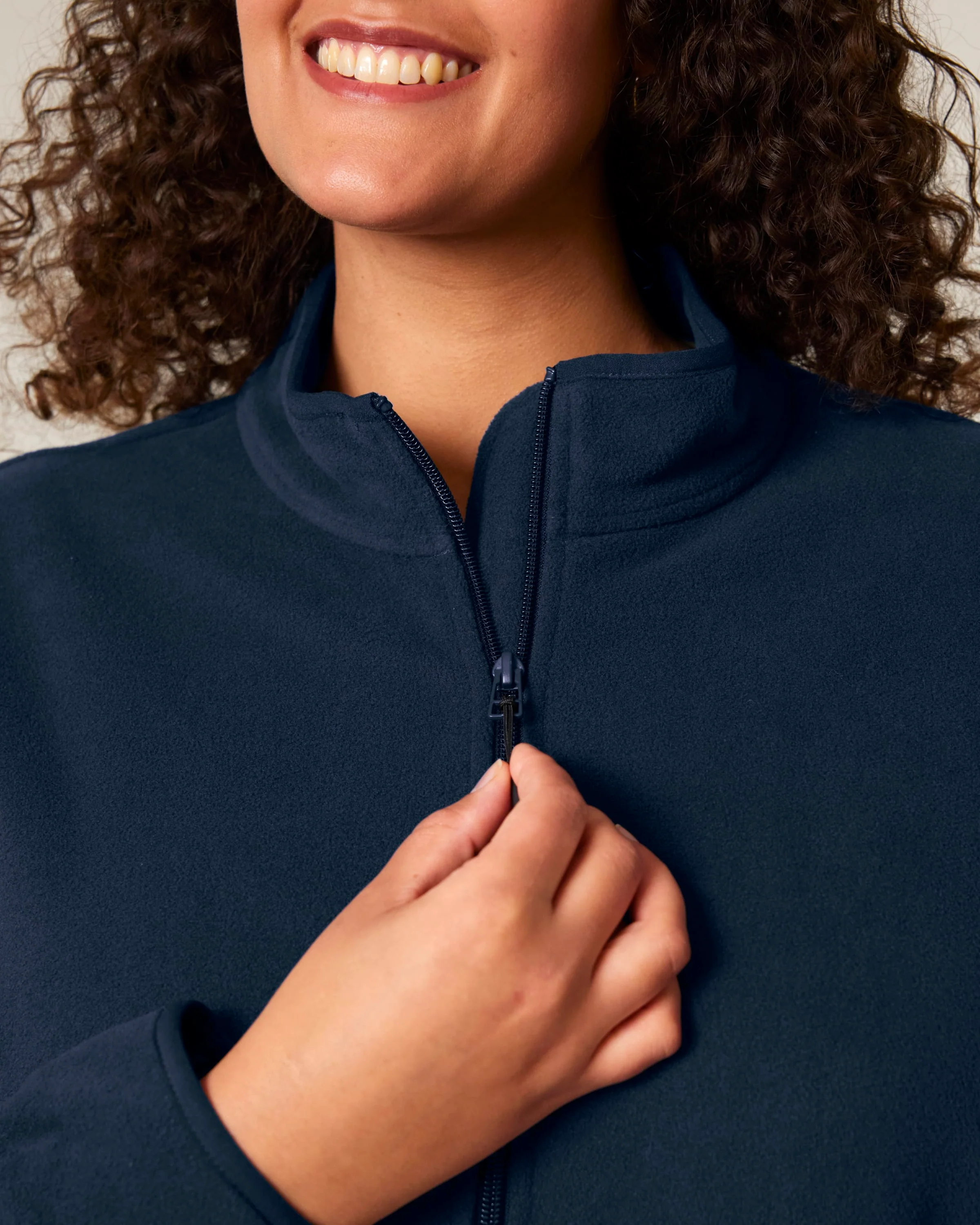 Recycled Polyester Fleece Jacket: Womens - Image 12