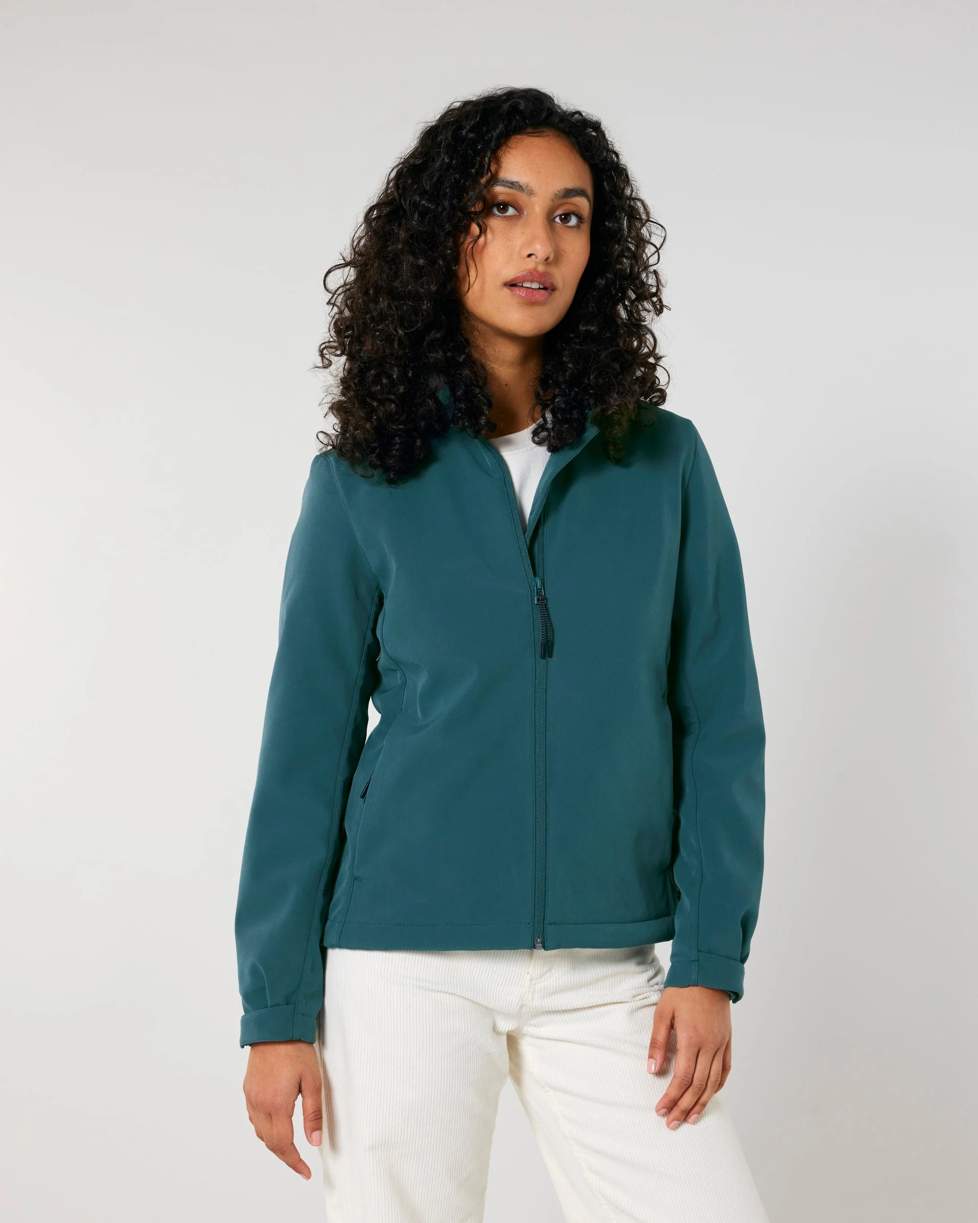 Recycled Softshell Jacket: Womens - Image 5