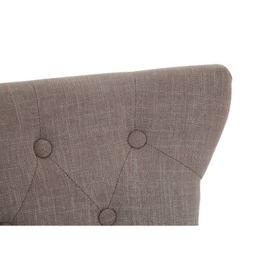Regents Park Mink Linen Dining Chair - Image 7