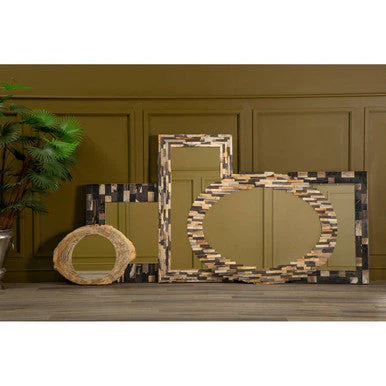 Relic Multi Tile Oval Wall Mirror - Image 2