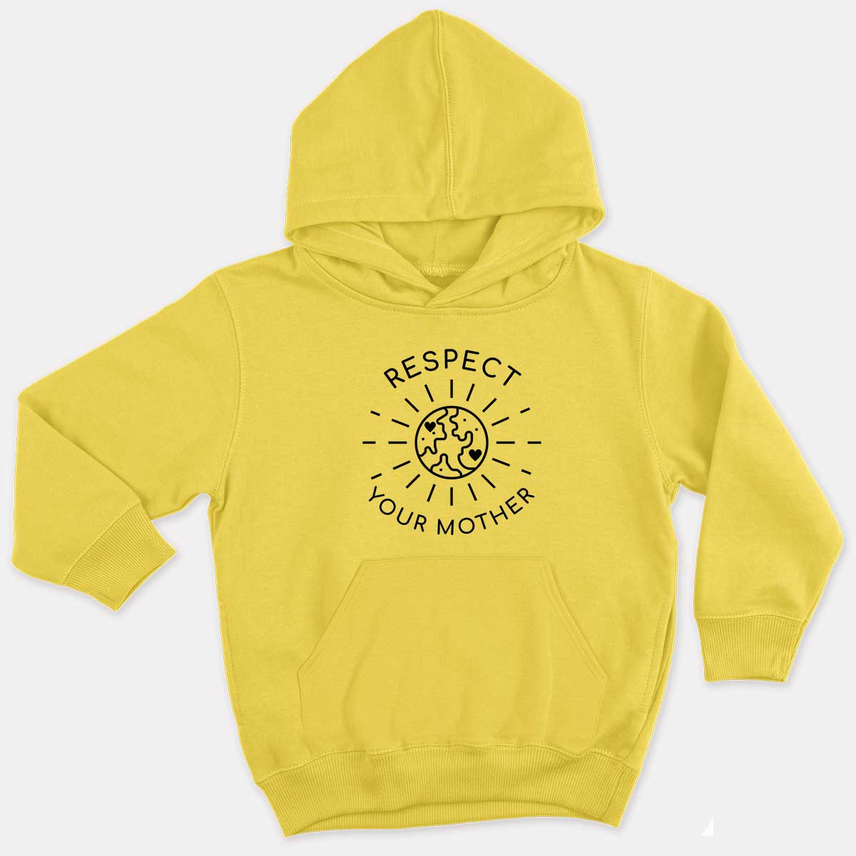 Respect Your Mother Kids Hoodie (Unisex) - Image 5